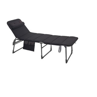 Crespo Dreibeinlege Extra Air-Deluxe Alu grau Campingliege Liege R613