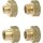 TGO Euro Füllset 4er Gasflaschenfüller  9955050