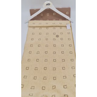 Möbelbezugstoff Polsterstoff Deko Strukturgewebe Bezugstoff Meterware Beige 1197