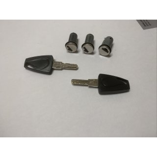 STS 3 Schliesszylinder & 2 Schlüssel für STS/Zadi Verschlüsse Bürstner R759