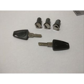 STS 3 Schliesszylinder und 2 Schlüssel für STS/Zadi Verschlüsse Bürstner R759
