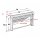 Dometic Kasettenrollo Rastrollo 3000 78 x 92 cm Rollo Fensterrollo R847