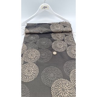 Möbelbezugsstoff Polsterstoff Dekostoff Vorhangstoff Stoff braun Stickerei 1204