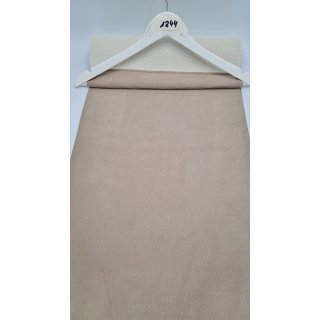 Möbelbezugsstoff Polsterstoff Stoff Schaumkaschiert Velours Beige 1244