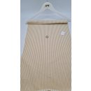 Möbelbezugstoff Polsterstoff Dekostoff  Webstruktur Chenille Streifen Creme 1248