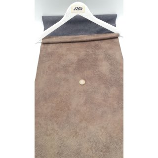 Möbelbezugsstoff Polsterstoff Stoff Vintage Velours Braun Dekostoff 1250