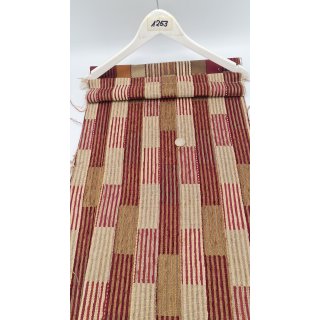 Möbelbezugsstoff Polsterstoff Dekostoff Webstruktur Chenille Bordeaux Rot 1253
