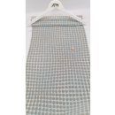 Möbelbezugsstoff Polsterstoff Dekostoff Webstruktur Blau Creme Stoff 1274