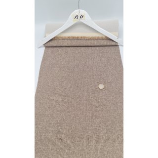 Möbelbezugstoff Polsterstoff Dekostoff Webstruktur Beige Schaumkaschiert 1281