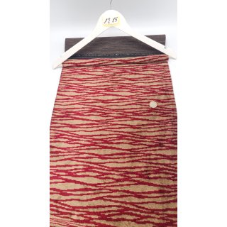 Möbelbezugsstoff Velours Polsterstoff Dekostoff Webstruktur Braun Rot Stoff 1285