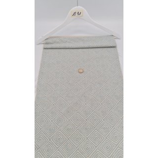 Möbelbezugstoff Polsterstoff Dekostoff Webstruktur Blau Beige Vorhangstoff 1291