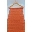 Möbelbezugstoff Polsterstoff Velours Microfaser gesteppt Schaumstoff Orange 1359