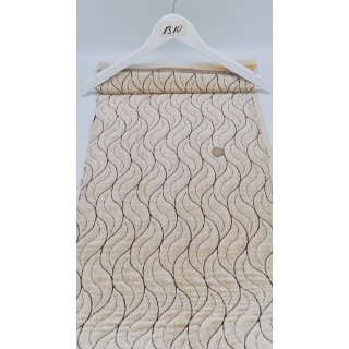 Möbelbezugstoff Polsterstoff Bezugsstoff Stoff Chenille Beige 1310