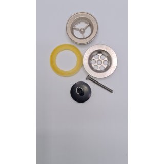 Syphonsieb Siebkörbchen Siebkorb Ablaufsieb Abfluss-Stöpsel 1 1/4" x 65 mm R903