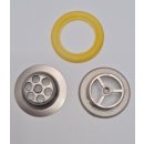 Syphonsieb Siebkörbchen Siebkorb Ablaufsieb Abfluss-Stöpsel 1 1/4" x 65 mm R903