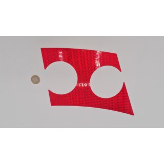 Aufkleber Dethleffs Leuchtenauslage Heck links rot reflektierend Reisemobil R938