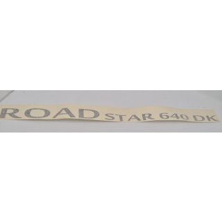 Logo Aufkleber Schriftzug „Roadstar 640 DK" Pössl MJ `16 Deko Reisemobil U028