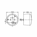 Hella Nebelschlussleuchte 1179  P21W 2NE964.169-021 rot Schlussleuchte U055