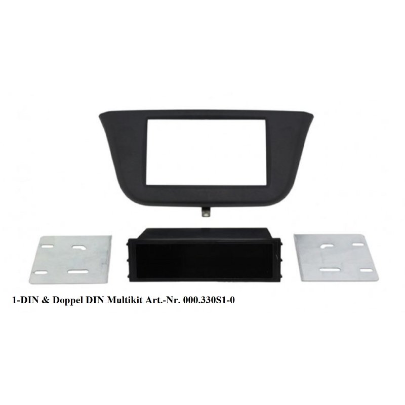 Dynavin "MFK-S" Universal 2-DIN Einbaurahmen (108.5mm Metallkäfig Und