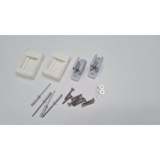 Thule Stützfußhalter Weiß & Kurbelhalter 2er Wandhalter Handkurbel Clips U144
