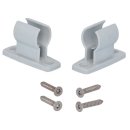 Thule Stützfußhalter Weiß & Kurbelhalter 2er Wandhalter Handkurbel Clips U144