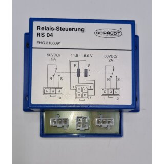 Schaudt Relais-Steuerung RS 04 Pumpe U209