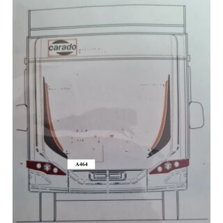 Carado Design-Aufkleber Satz hinten A70 / A464 Schriftzug U239
