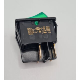 Dometic Schalter grün Wippschalter Elektrolux Kühlschrank 230 Volt U410