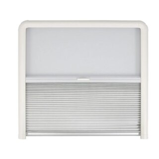 Remis Kombirollo 90 x 43 cm Duo Plissee Rollo Carthago Malibu Bullauge U460
