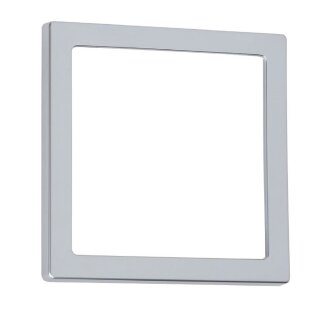 2 St. Inprojal System 20.000 Abdeckrahmen 1-fach 62x62mm silber matt U656