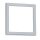 2 St. Inprojal System 20.000 Abdeckrahmen 1-fach 62x62mm silber matt U656