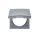 Berker Rahmen 918282578 1-fach mit Klappdeckel Integro Flow chrom matt U659
