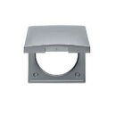 2 St. Berker Rahmen 918282507 1-fach mit Klappdeckel...