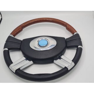 Lenkrad Wheel Galaxy Black Holzlenkrad Mahagoni Wurzelholz Iveco MAN U665
