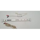 LED Lichtleiste Schwenkbar 24 VDC 29,5 cm Silber Rot U725
