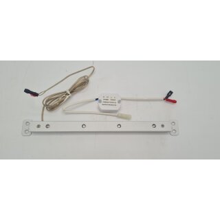 LED Lichtleiste Schwenkbar 24 VDC 29,5 cm Silber Grün U726