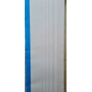 Meterware Hammerschlagblech Weiß/Grau 66cm...