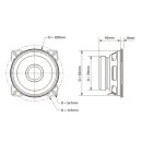 Caratec Audio CAC1001 10 cm Coaxial-Lautsprecher U740