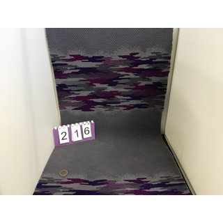 Möbelbezugsstoff Polsterstoff Dekostoff Velours grau mit Muster pink lila 216 Rollenbreite 1,55m
