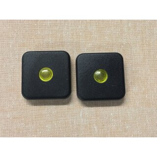 2 Stück Presto Flächenwippe für Kontrollschalter Wippe Schalter Schwarz G905
