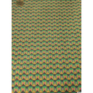 Möbelbezugsstoff Polsterstoff Dekostoff Velours Wellen grün grau pink orange 781 Rollenbreite 1,53m