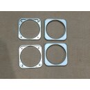 4 Stück Presto Innenrahmen silber Rundrahmen...