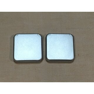 2 St. C-Line Presto Inprojal Klappdeckel silber Steckdose Schuko Wohnwagen G903