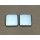 2 St. C-Line Presto Inprojal Klappdeckel silber Steckdose Schuko Wohnwagen G903