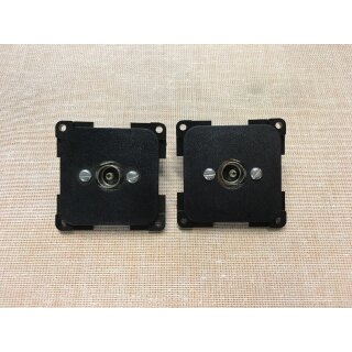 2 Stück Presto Sat Dose TV Antennendose Steckdose Wohnwagen schwarz G914