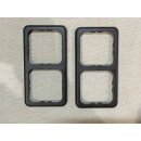 2 Stück Presto Zweifach Rahmen braun G786