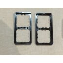 2 Stück Presto Zweifach Rahmen braun G786