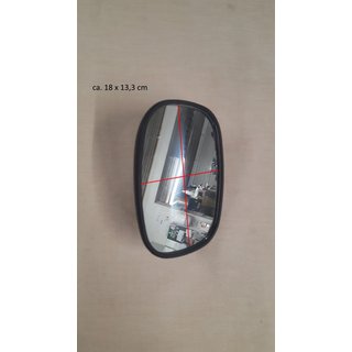 Spiegelkopf Ersatzspiegel flach Magnum inklusive Arm Spiegelglas Spiegel G449