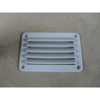4 St. Lüftungsgitter Türgitter Kunststoff grau 9,5 x 14 cm Lüftung E282