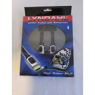 Lyndahl HDMI 2.0 Kabel High Speed mit Ethernet SL-P 1 m I17